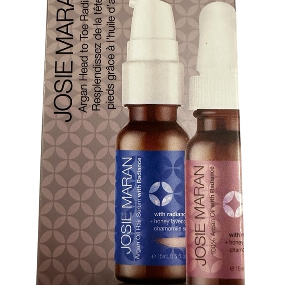 Josie Maran Set / A Duo of Argan Oil & Argan Oil Serum 15ml each NEW IN BOX - Picture 6 of 10